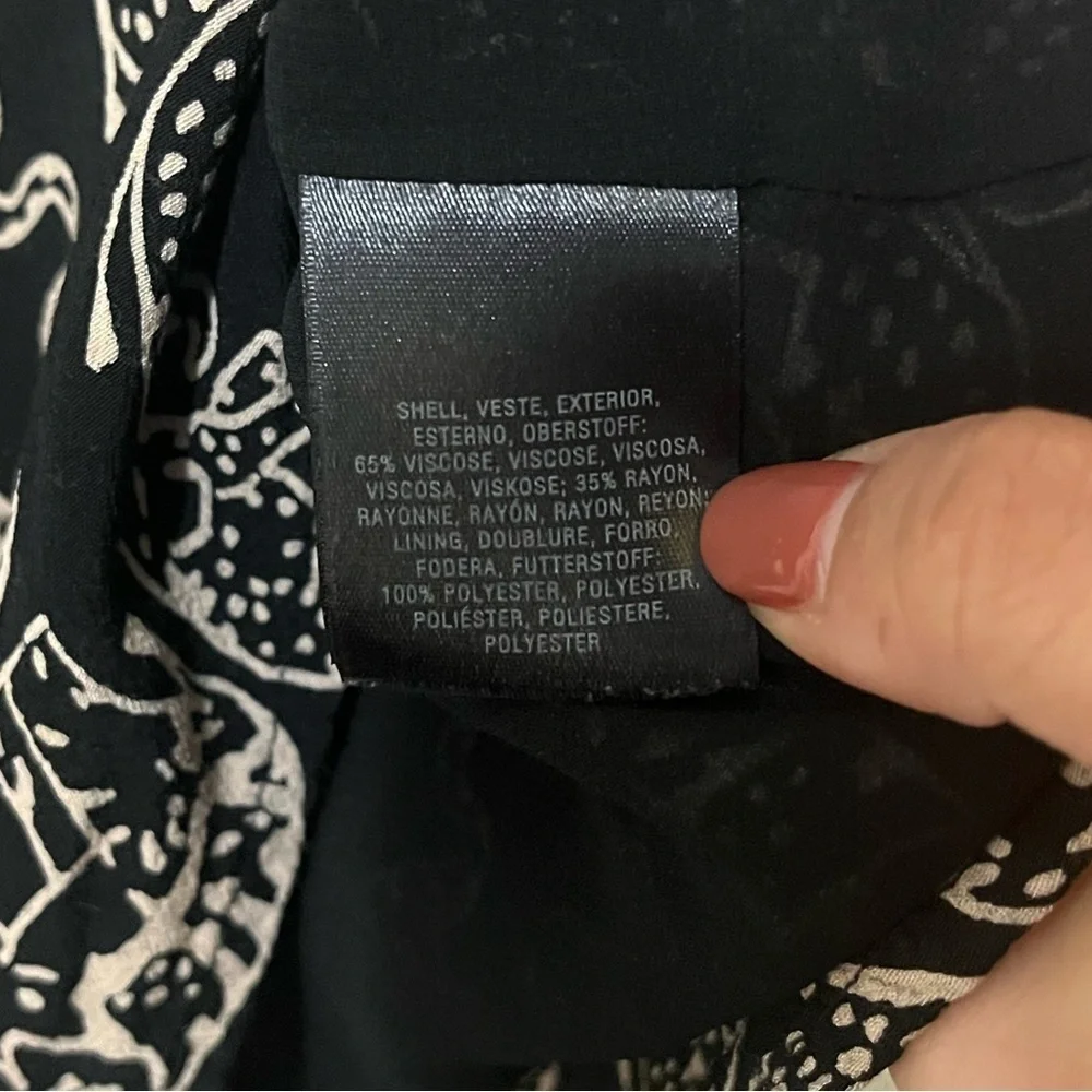Anthropologie Maeve Elephant Noronha Faux Wrap Size XSmallP - Picture 9 of 12